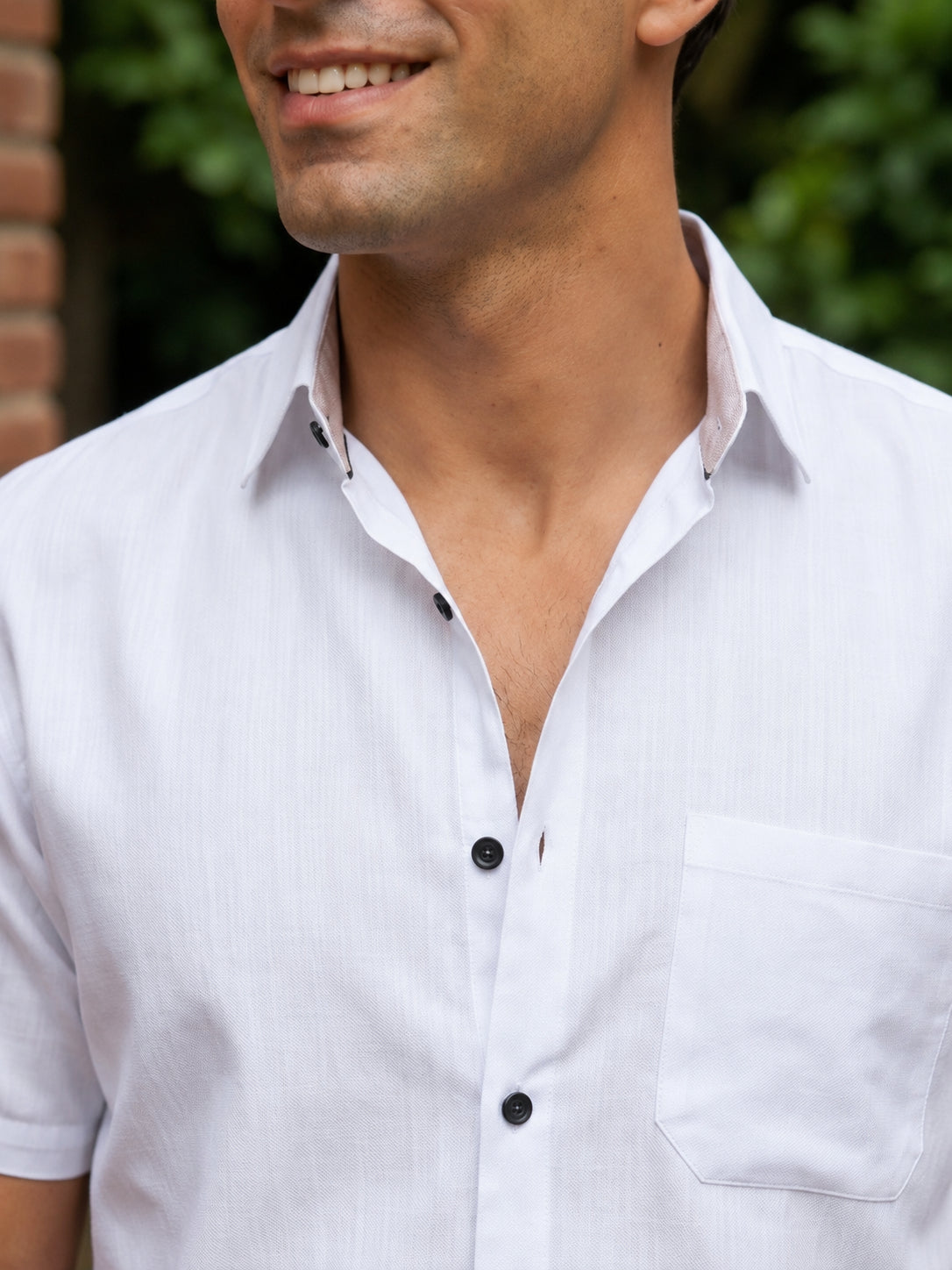 Cotton Solid Casual Shirts ( RDSH 754White )