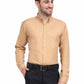 Indian Needle Beige Men's Button Down Collar Cotton Formal Shirt ( SF 785Beige )