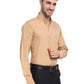 Indian Needle Beige Men's Button Down Collar Cotton Formal Shirt ( SF 785Beige )
