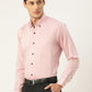 Indian Needle Men's Solid Formal Cotton Shirt ( SF 792Magenta )