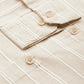 Indian Needle Men's Cotton Striped Formal Shirts ( SF 799Cream )