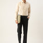 Indian Needle Men's Cotton Striped Formal Shirts ( SF 799Cream )