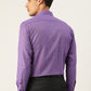 Indian Needle Men's Cotton Checked Formal Shirts ( SF 800Voilet )