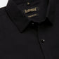 Indian Needle Men's Cotton Printed Formal Shirts ( SF 806Black )