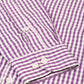 Indian Needle Men's Cotton Checked Button Down Collar Formal Shirts ( SF 810Purple )