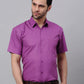 Men's Cotton Solid Half Sleeves Formal Shirt