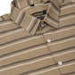 Indian Needle Men's Cotton Striped Half Sleeve Formal Shirts ( SF 816Brown )