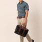 Indian Needle Men's Cotton Striped Half Sleeve Formal Shirts ( SF 816Grey )