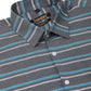 Indian Needle Men's Cotton Striped Half Sleeve Formal Shirts ( SF 816Grey )