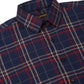 Indian Needle Men's Cotton Checked Formal Shirts ( SF 819Navy )