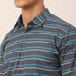 Indian Needle Men's  Cotton Striped Formal Shirts ( SF 820Grey )