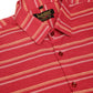 Indian Needle Men's  Cotton Striped Formal Shirts ( SF 820Maroon )