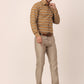 Indian Needle Men's  Cotton Striped Formal Shirts ( SF 820Mustard )