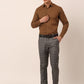 Indian Needle Men's  Cotton Printed Formal Shirts ( SF 821Beige )