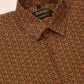 Indian Needle Men's  Cotton Printed Formal Shirts ( SF 821Beige )