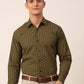 Indian Needle Men's  Cotton Printed Formal Shirts ( SF 821Olive )