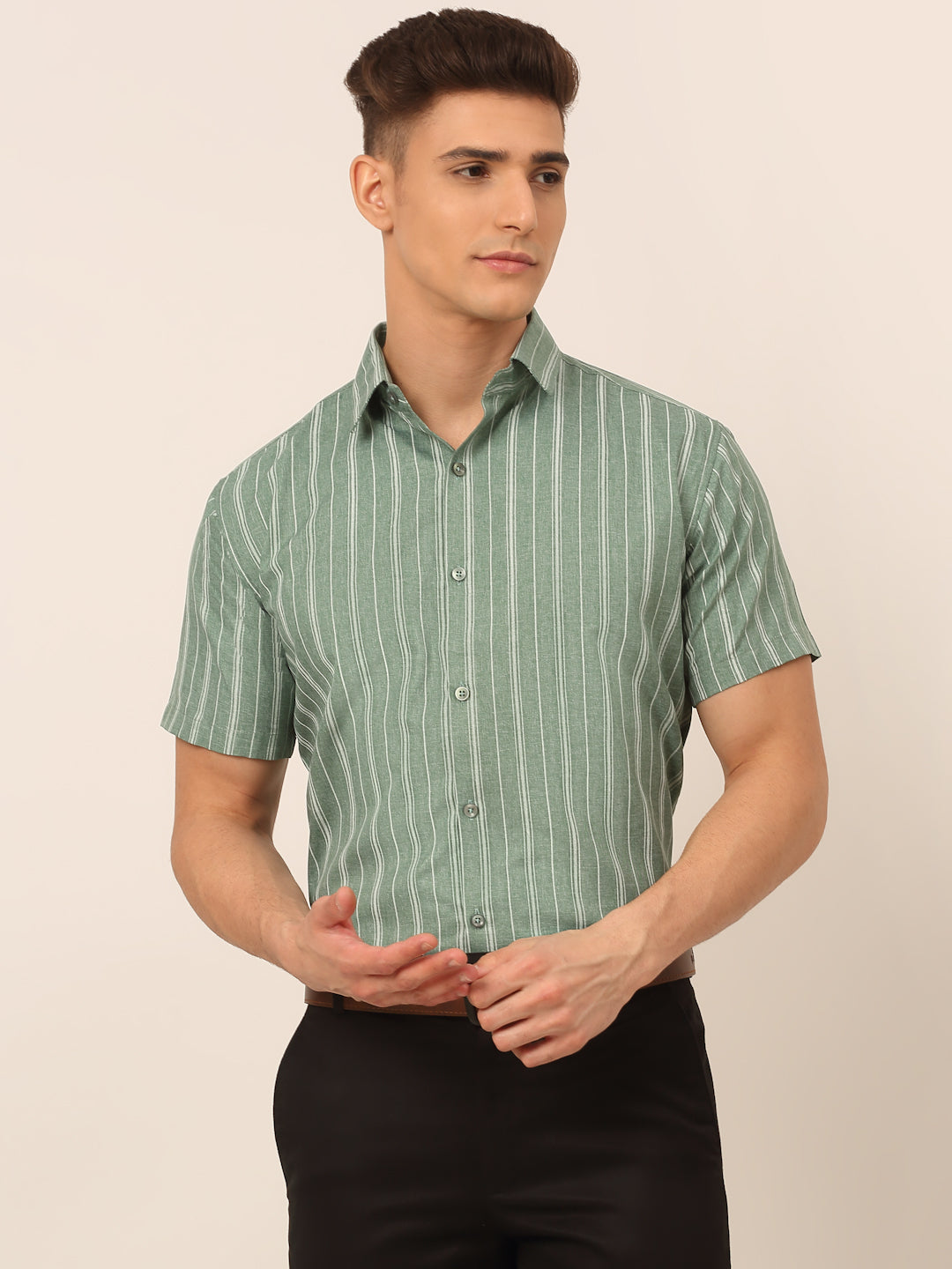 Men's Cotton Striped Formal Shirts