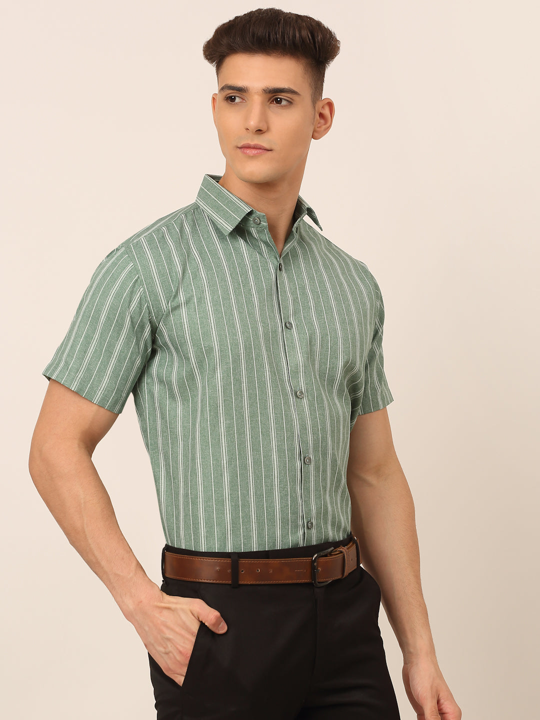 Men's Cotton Striped Formal Shirts