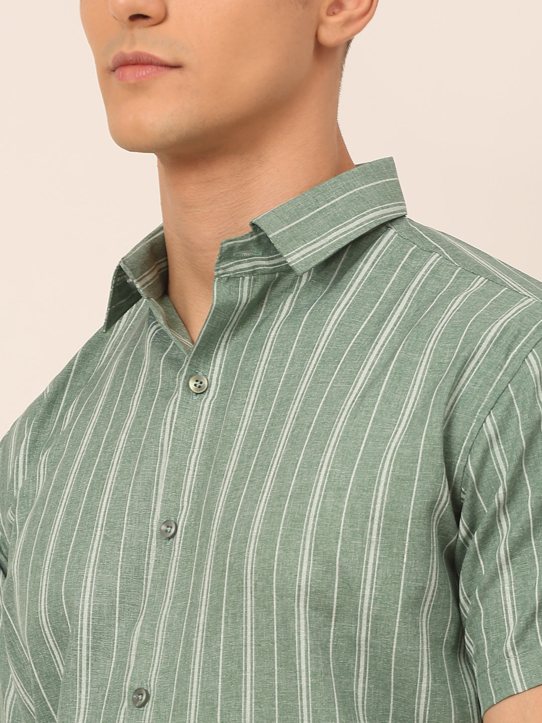 Men's Cotton Striped Formal Shirts