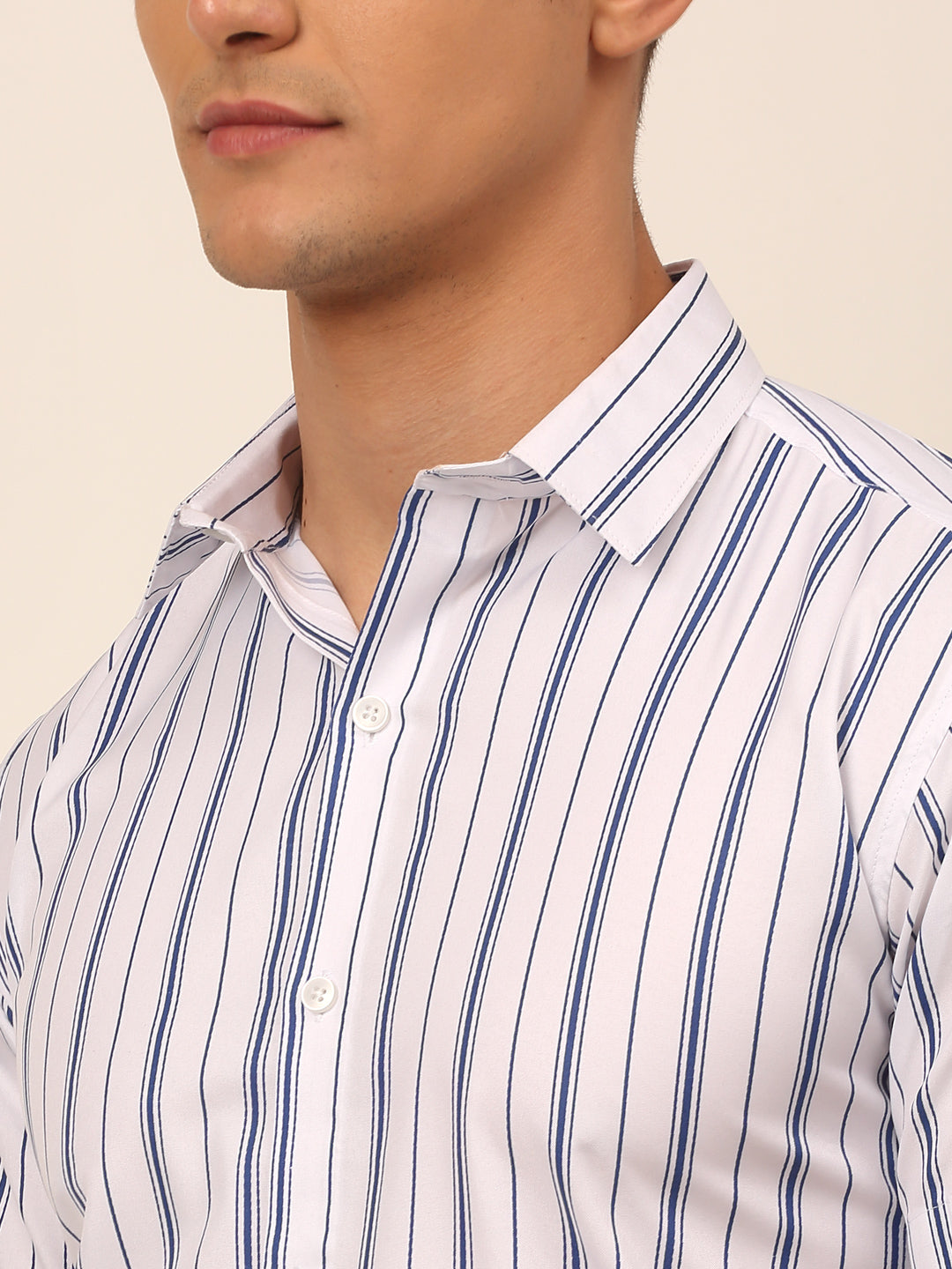 Men's Cotton Striped Formal Shirts