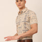 Indian Needle Men's Cotton Printed Formal Shirts