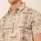 Indian Needle Men's Cotton Printed Formal Shirts