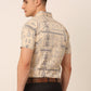 Indian Needle Men's Cotton Printed Formal Shirts