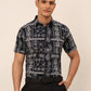 Indian Needle Men's Cotton Printed Formal Shirts