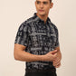 Indian Needle Men's Cotton Printed Formal Shirts