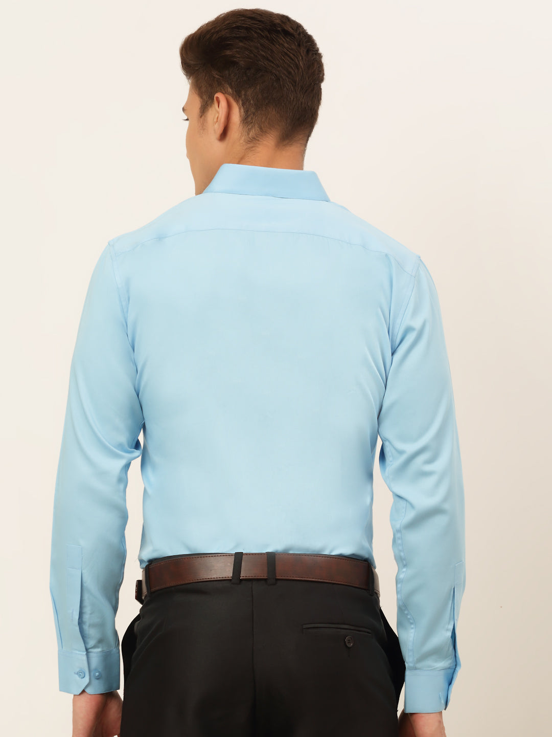 Indian Needle Men's Cotton Solid Formal Shirt's