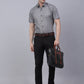 Indian Needle Men's Cotton Half Sleeve Checked Formal Shirts
