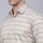Indian Needle Men's Cotton Lycra Printed Formal Shirts
