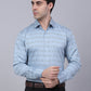 Indian Needle Men's Cotton Lycra Printed Formal Shirts