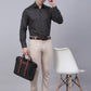 Indian Needle Men's Cotton Lycra Printed Formal Shirts