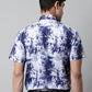 Men Blue Classic Printed Formal Shirt