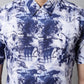Men Blue Classic Printed Formal Shirt