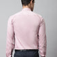 Men Coral Red Micro Ditsy Printed Pure Cotton Formal Shirt