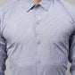 Men Grey Micro Checked Formal Shirt