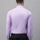 Men Purple Vertical Striped Formal Shirt