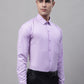 Men Purple Vertical Striped Formal Shirt