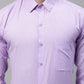 Men Purple Vertical Striped Formal Shirt