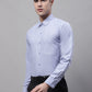 Men's Light-Grey Cotton Solid Formal Shirt