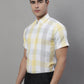 Men's Pure Cotton Checked Formal Shirts