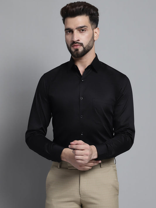 Men's Cotton Solid Formal Shirt