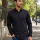 Men's Cotton Solid Casual Shirt ( RDSH 883Black )