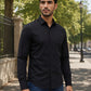Men's Cotton Solid Casual Shirt ( RDSH 883Black )