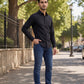 Men's Cotton Solid Casual Shirt ( RDSH 883Black )