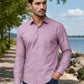 Men's Cotton Solid Casual Shirt ( RDSH 883Magenta )