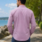 Men's Cotton Solid Casual Shirt ( RDSH 883Magenta )
