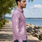 Men's Cotton Solid Casual Shirt ( RDSH 883Magenta )